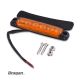 12v/24v Dual Voltage Amber Super Slim LED Marker Light For Truck Trailer Van 4x4
