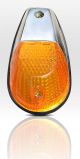 12v24v Amber Corner Chrome LED Light For Truck Trailer Van Bus 4x4 Pickup SUV Car