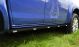 Black Side Bars + White LEDs For Nissan Navara D22 1997-2005