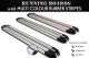 Silver Aluminium Running Boards MY3 To Fit Ford Transit Tourneo Custom LWB Crew Cab Minibus 2018-2023
