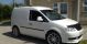 Chrome Stainless Steel Side Bars + White LEDs For Volkswagen Caddy Maxi 2010 - 2015