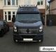 Roof Light Bar - BLACK + LED Spots For Volkswagen Crafter 2006 - 2014