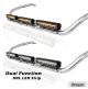 Roof Bar + LEDs + 17" Night Blazer LED Spot Bars x3 For Volvo FH5 Globetrotter Standard 2021+