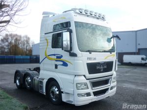 To Fit MAN TGA XXL Cab Roof Light Bar + LEDs + Spots + Air Horns